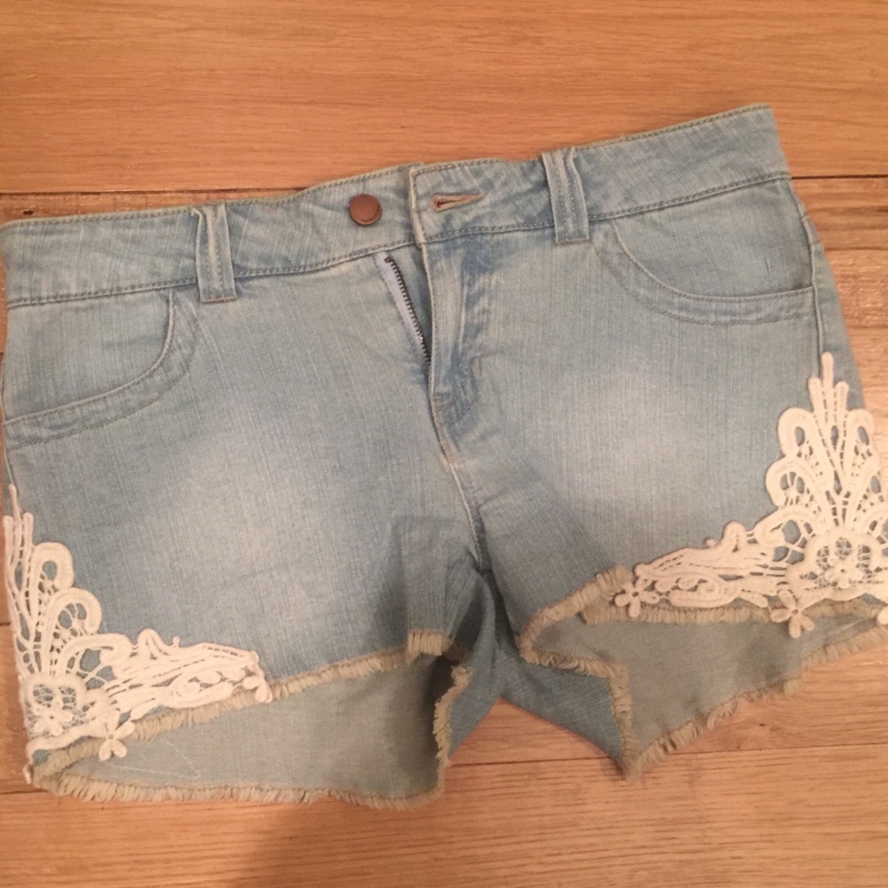 Blue jean shorts size 7